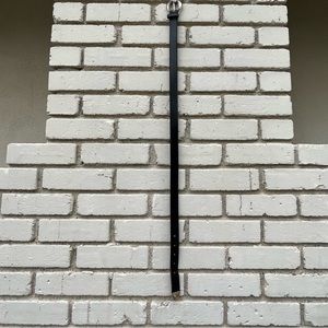 Vintage Liz Claiborne Black Leather Western Belt - Size Medium